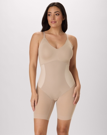 Maidenform Women's Shapewear Mid-Thigh Bodysuit, Extra Firm