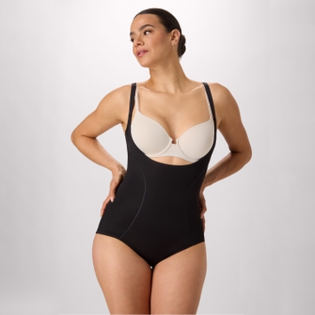 Open-Bust Tummy Control Shapewear Bodysuit
