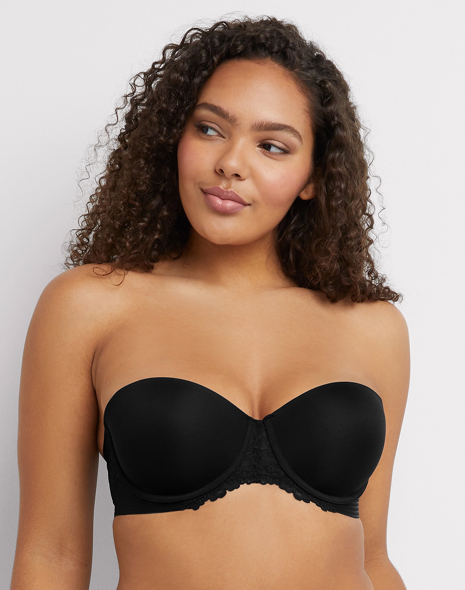 Maidenform Multiway Push-Up Strapless Bra Black 38C Women's